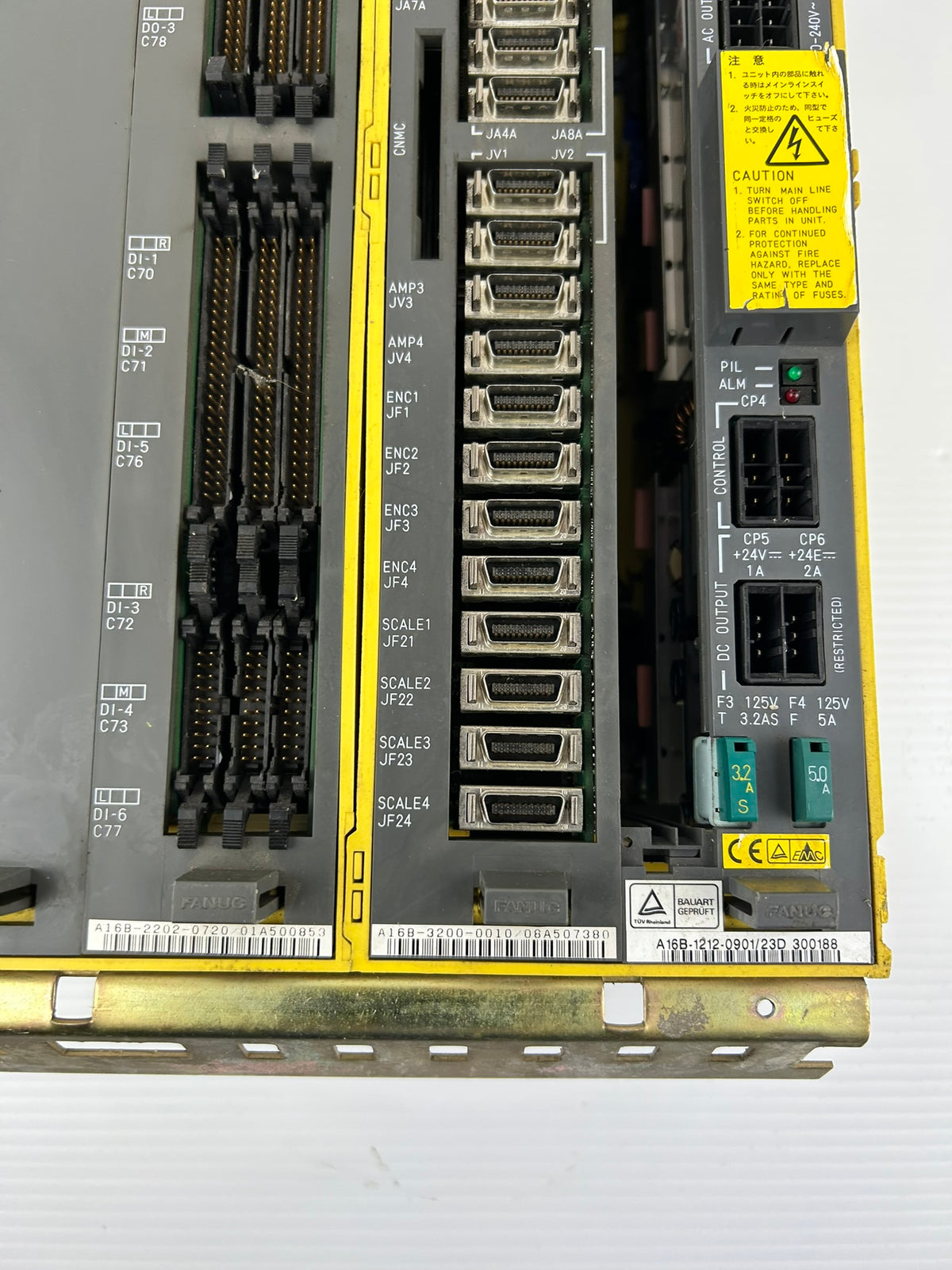 FANUC A02B-0200-B502 Series 16-MB CNC Control Drive A16B-3200-0010