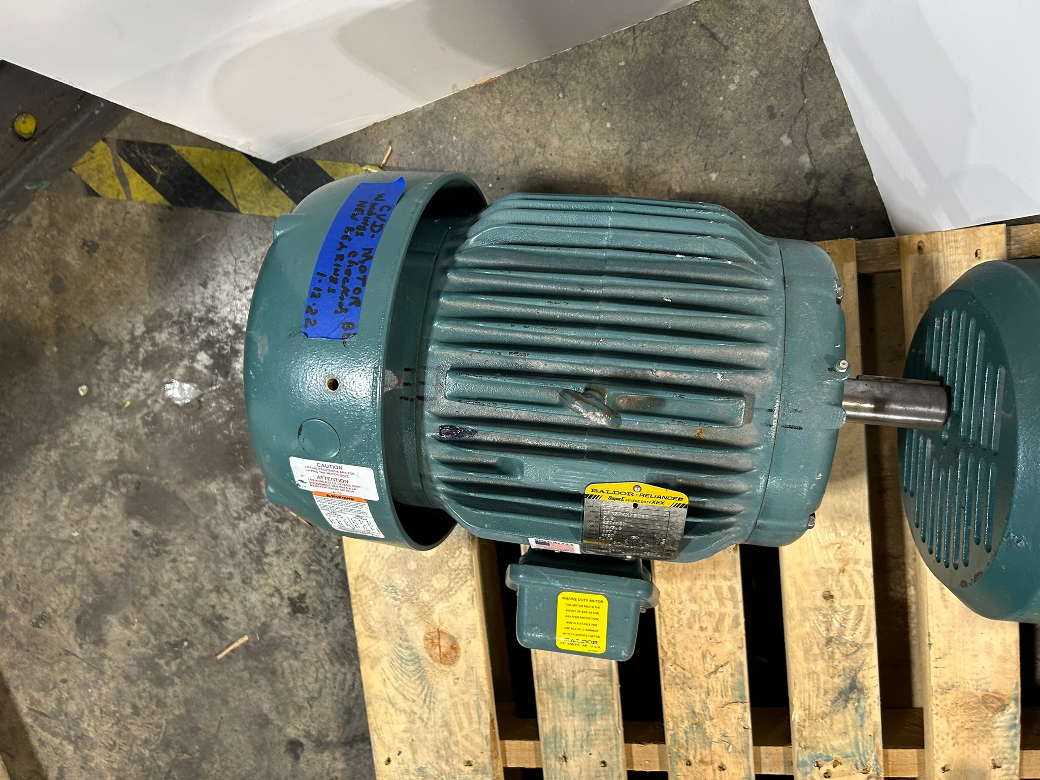 Baldor Reliance ECP3770T 7.5HP 3PH 230/460V 213T TEFC Severe Duty AC Motor