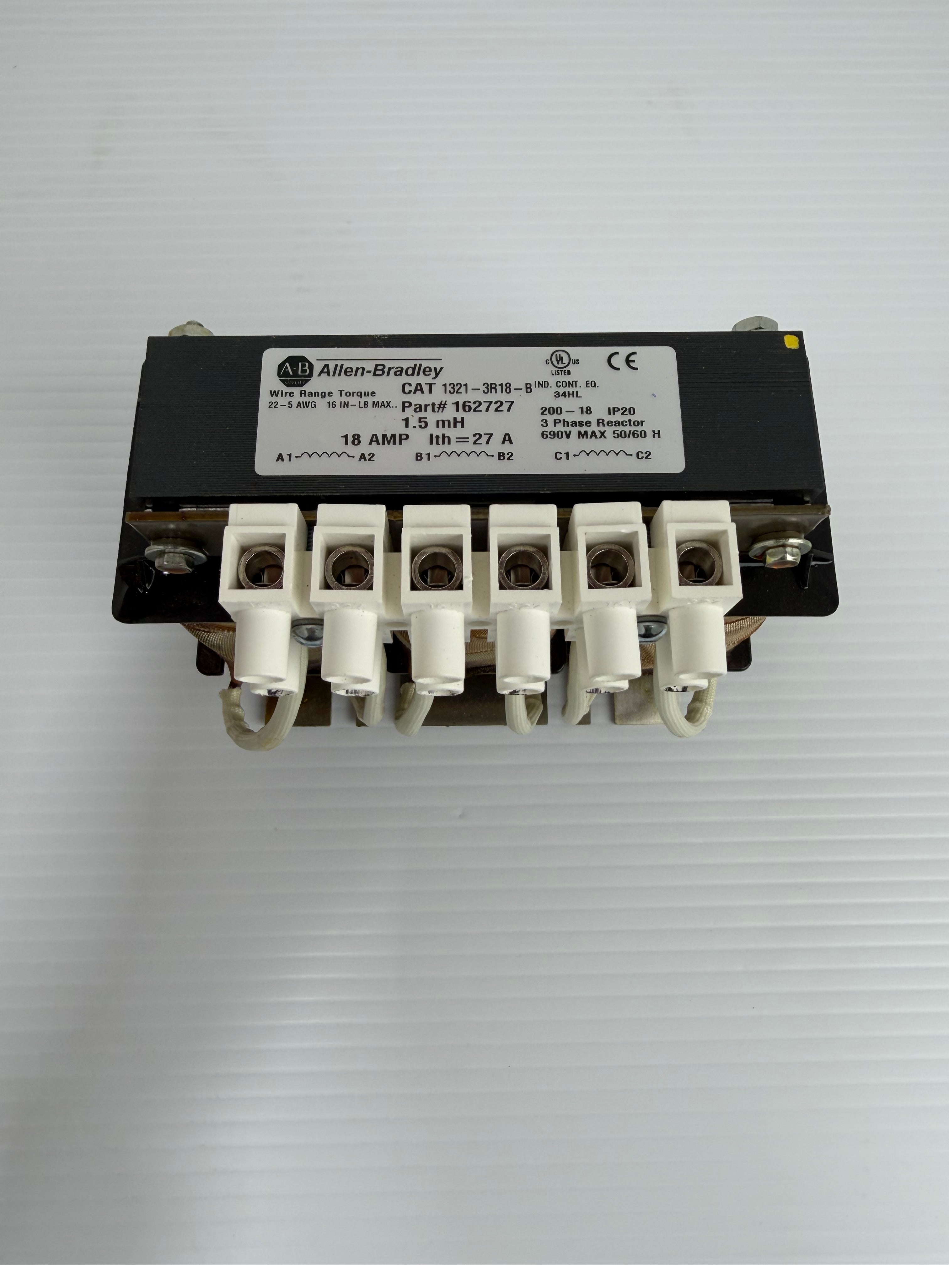 Allen Bradley 1321 Line Reactor 1321-3R18-B
