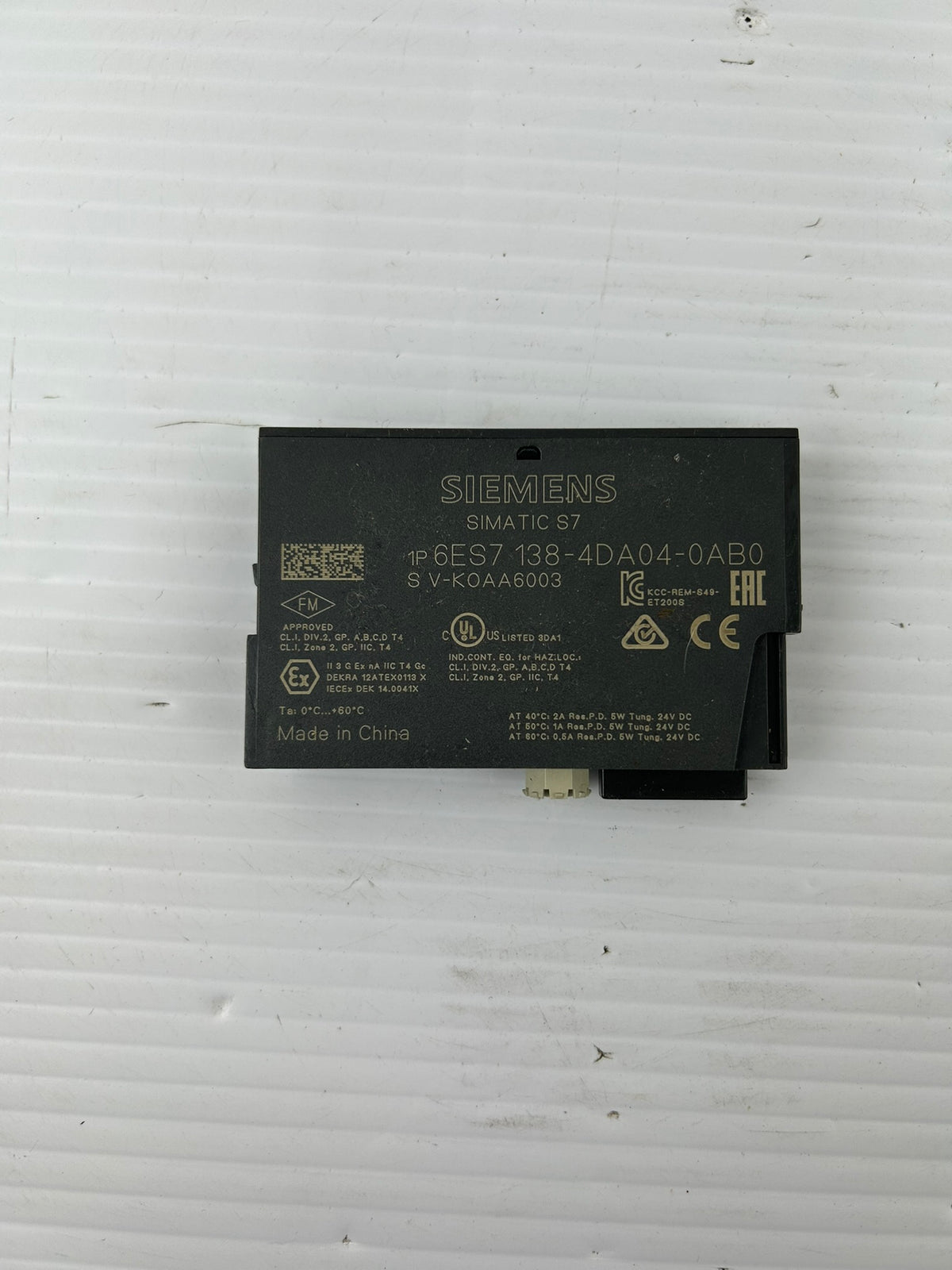 Siemens 6ES7 138-4DA04-0AB0 SIMATIC ET 200S 24V 100kHz Counter Module