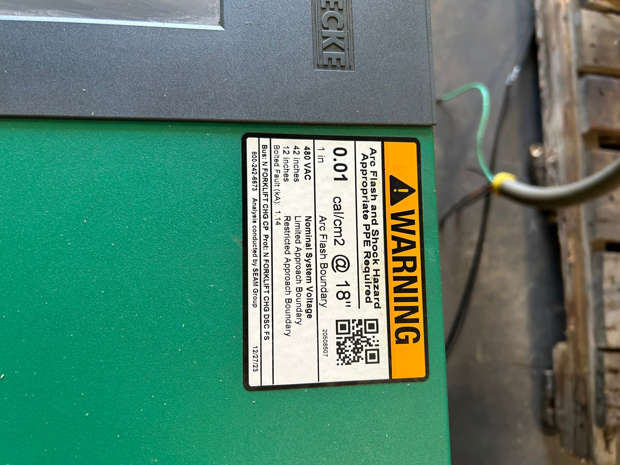 Hoppecke 9167353 Forklift Battery Charger - D480 G 48/195 B-F14 TCHF A 14
