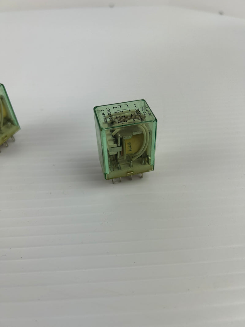 AEMCO Midtex 600434Z Relay 120VAC - Lot of 2