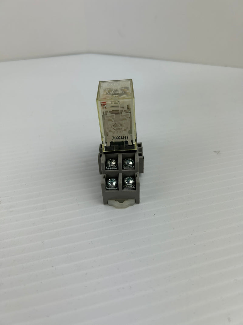 Allen-Bradley 700-HF32A1-4 Relay Series B with 700-HN116 Base - Lot of 3