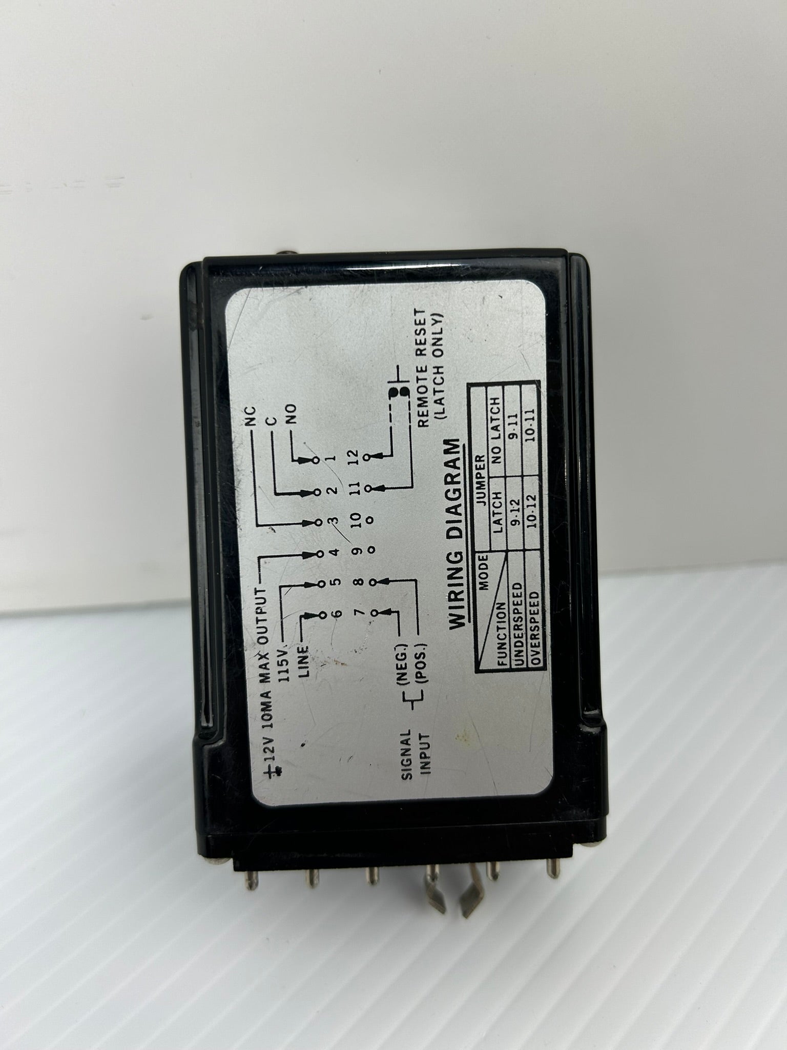 Electro 55152 Mini-Speed Over/Under Speed Control Relay 115V 3W 100-1500Hz