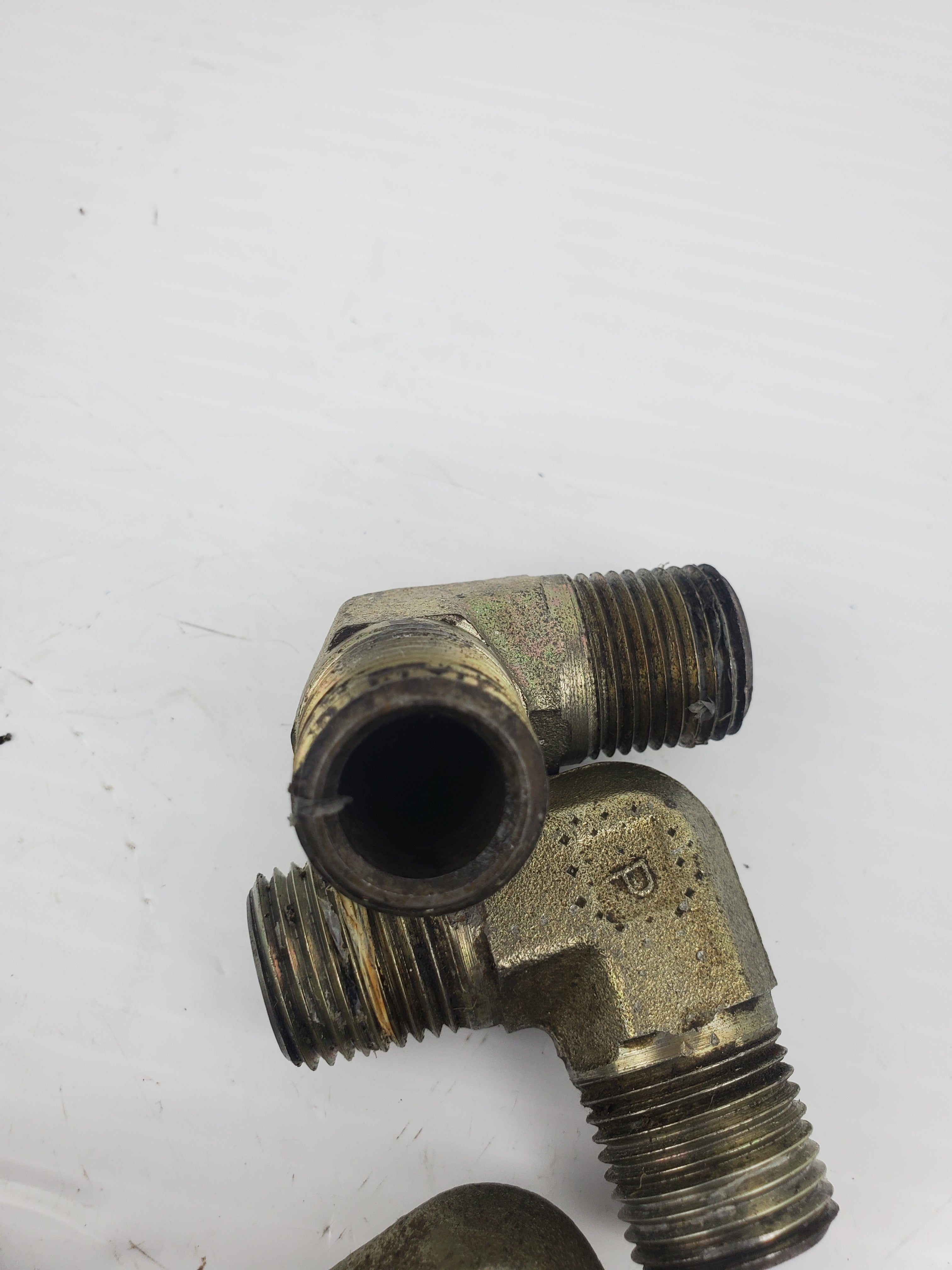Parker Male Elbow Fitting 1/2" ID 14 Gauge - Lot of 6