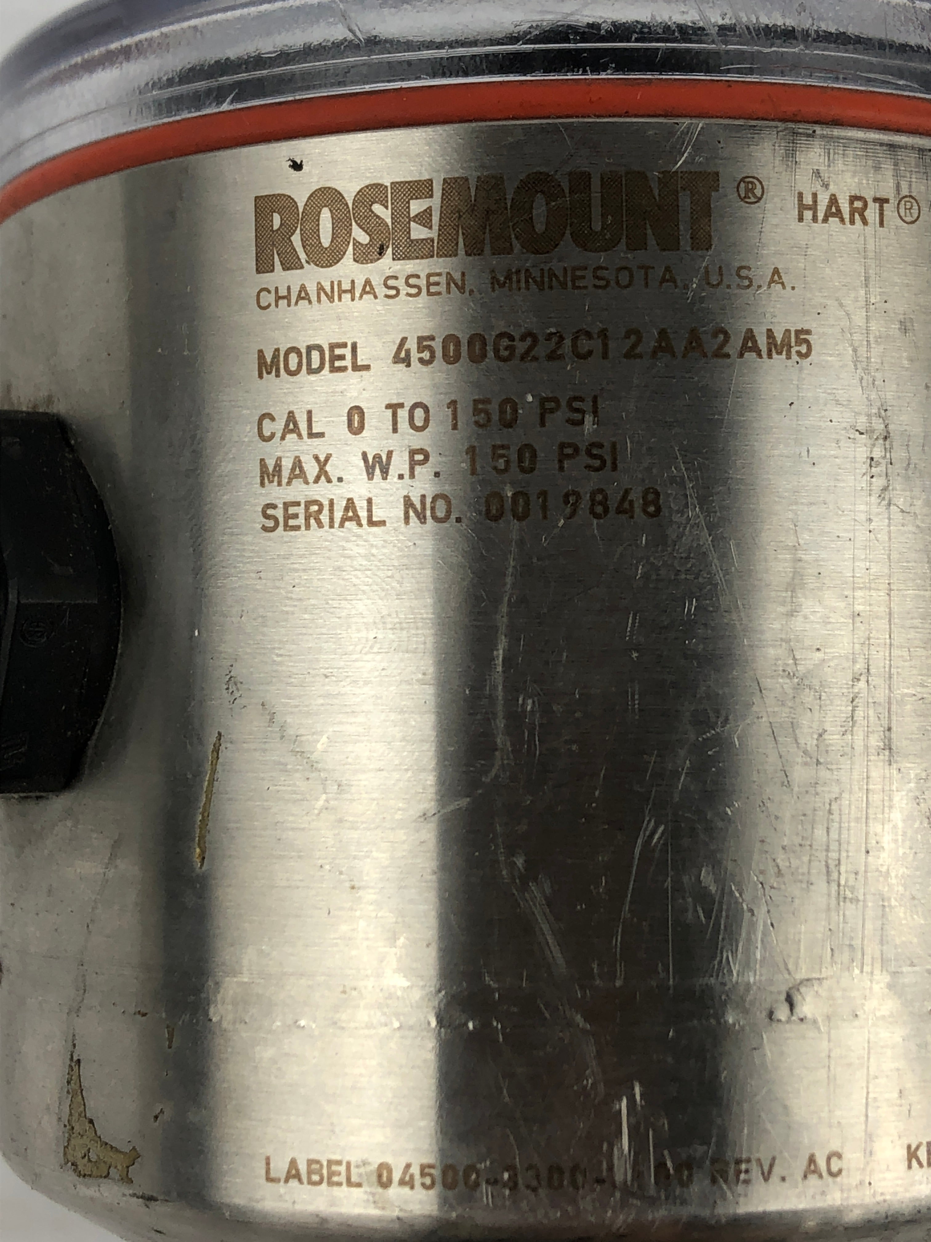Rosemount 4500G22C12AA2AM5 Pressure Transmitter