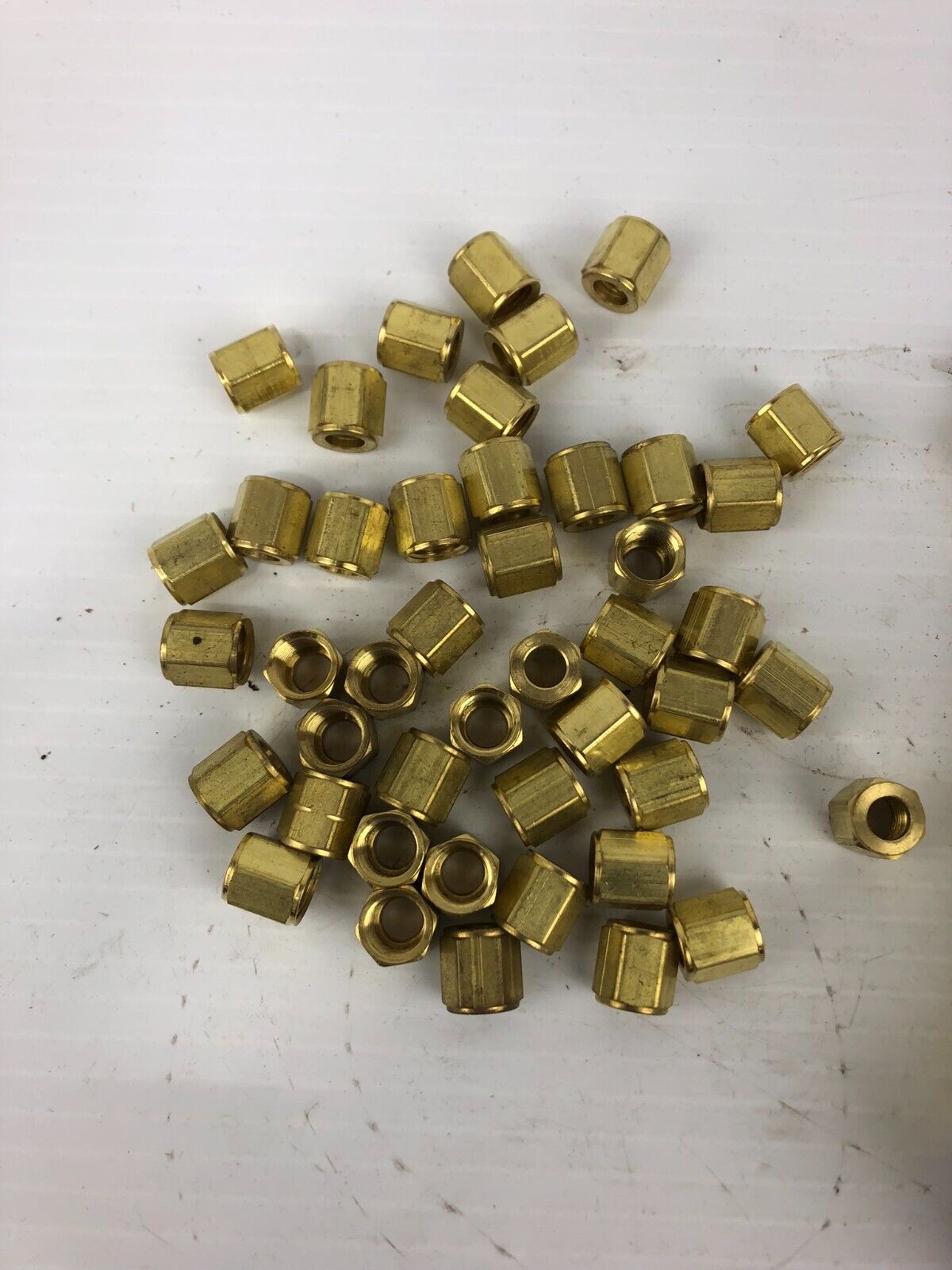 Western Enterprises #9 Brass Oxygen Nut - Lot of 50