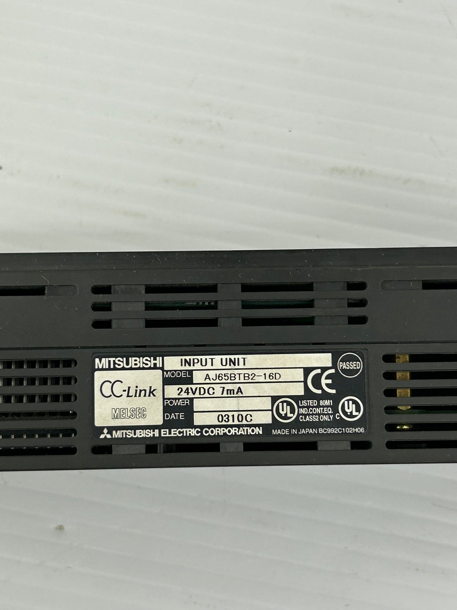 Mitsubishi AJ65BTB2-16D Melsec CC-Link Input Unit PLC Module 24VDC 7mA