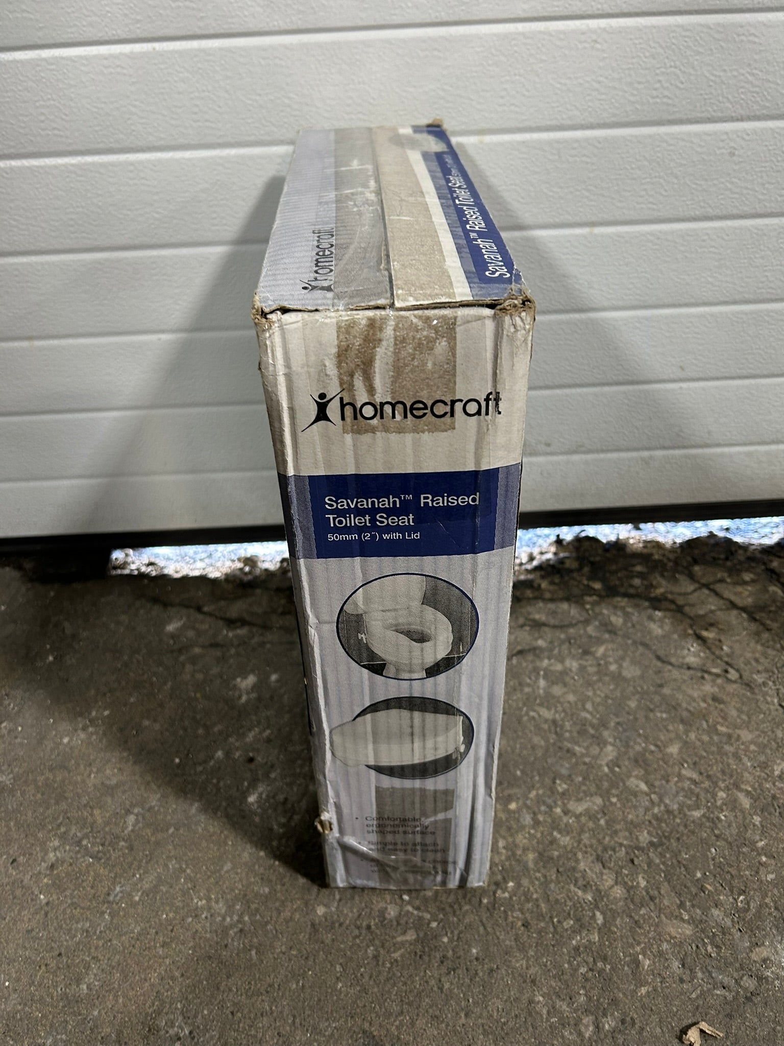 Homecraft Savanah Raised Toilet Seat 2" with Lid