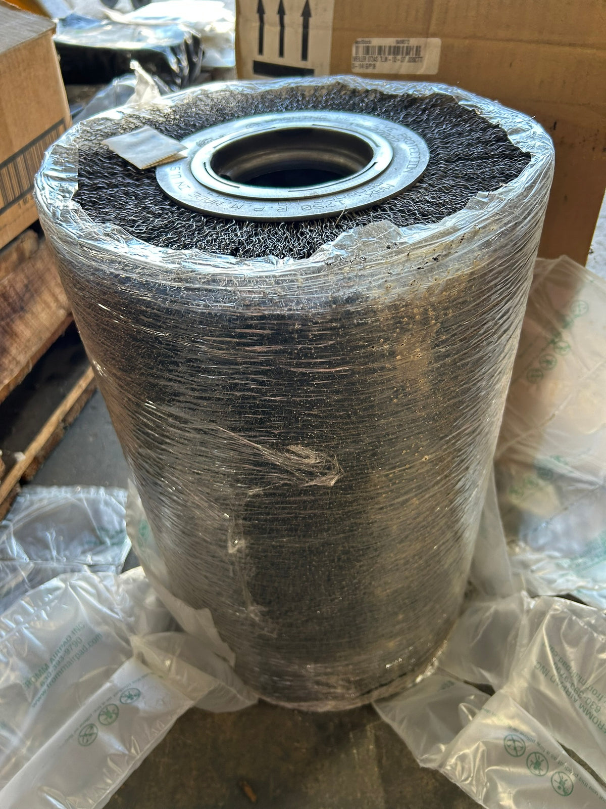 Weiler 07343 Crimped Wire Wheel Brush 12" Wide x 3-1/4" ID CAB728 728F/46 30106