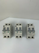 Allen-Bradley 1492-SP2B080 Circuit Breaker Ser C 1-25mm² 415VAC 8A 2P - Lot of 3