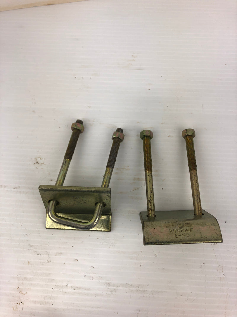 Kindorf E-760 Beam Clamp 2" x 4-3/4" - Lot of 2