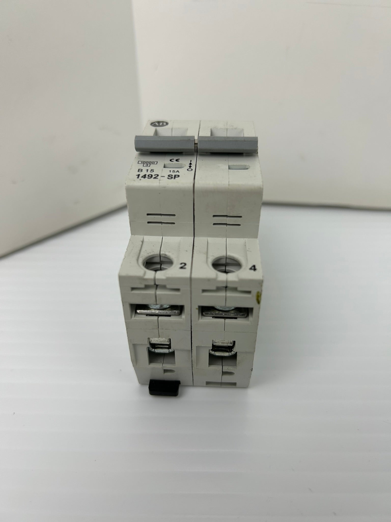 Allen-Bradley 1492-SP2B150 Circuit Breaker Ser C 415VAC 15A 2P - Lot of 2