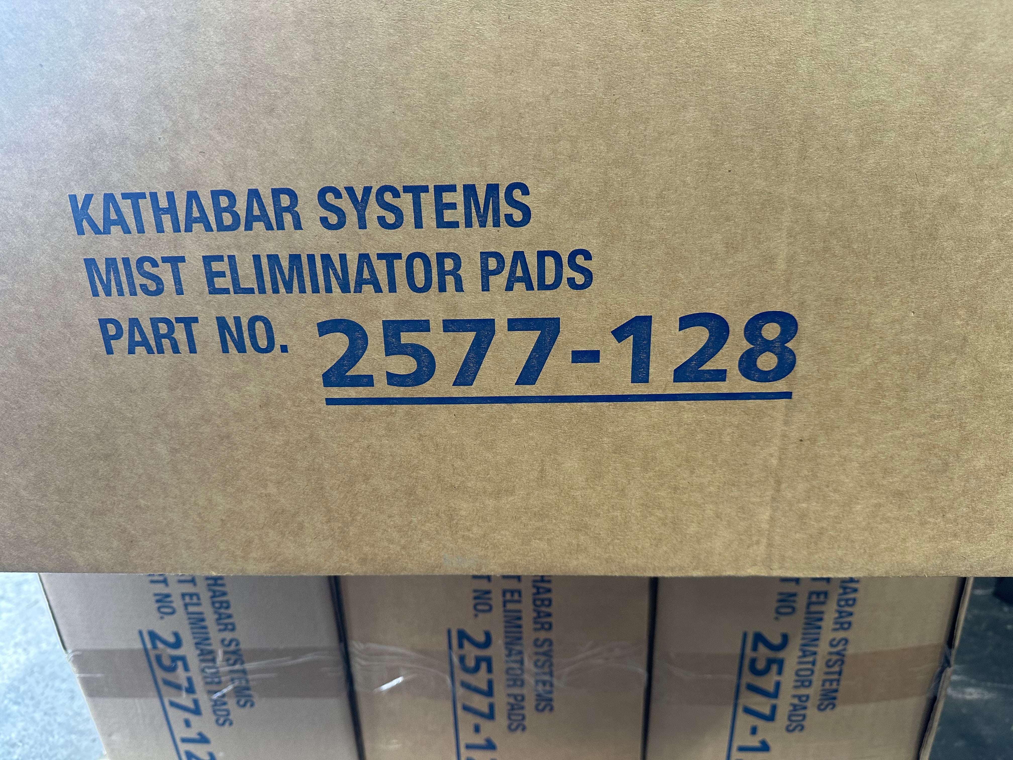Kathabar Systems Mist Eliminator Pads 2577-128 36” x 48.5” - Box of 8
