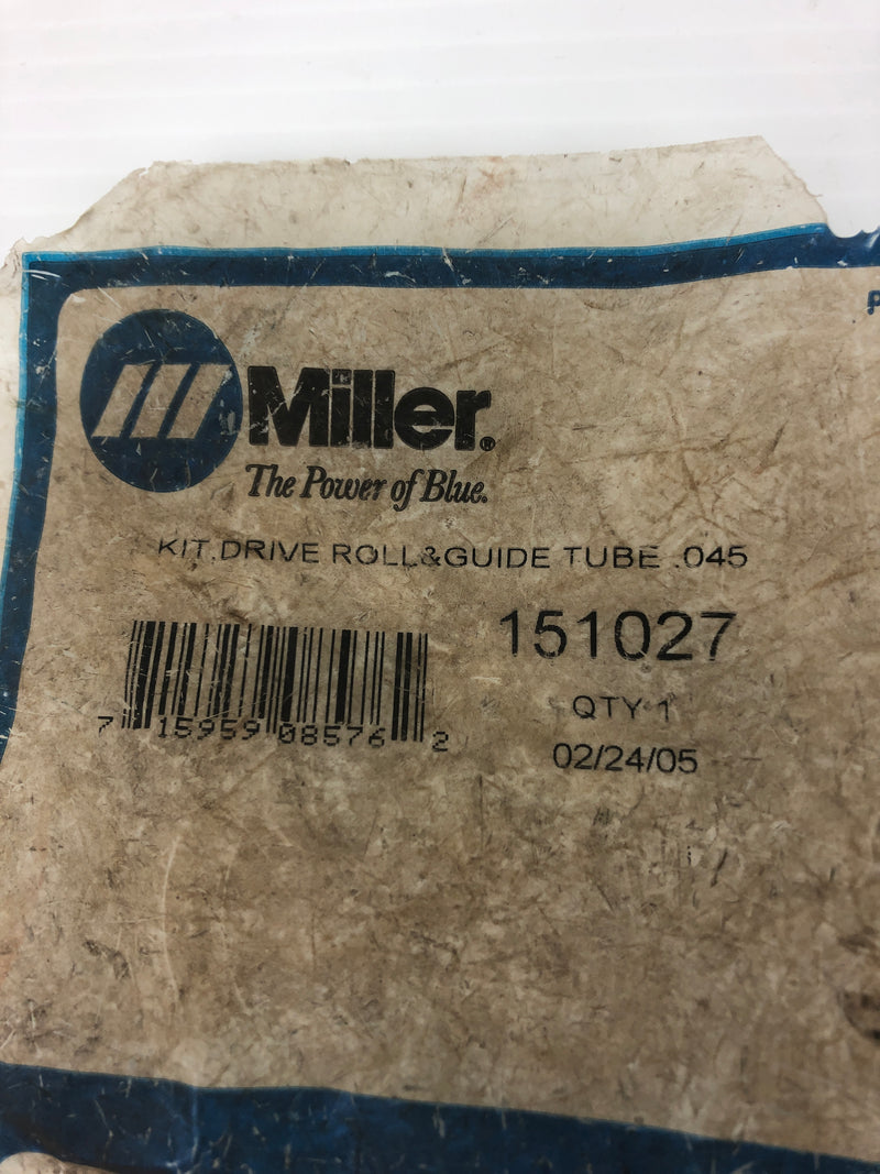 Miller 151027 Kit Drive Roll & Guide Tube 045