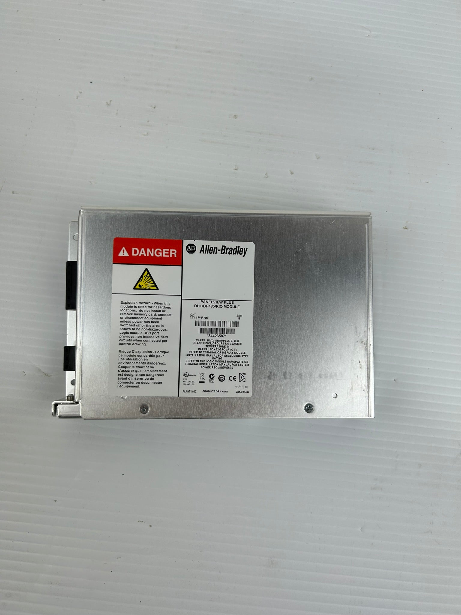 Allen Bradley 2711P-RN6 PanelView Plus DH+/RIO/DH485 Communication Module Ser B
