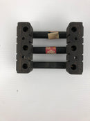 Fusetron FRS 30 Fuse Holder with Three Time Delay Class K5 Fuses 3 Pole