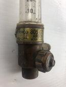 Airco 805 0720 Argon or Carbon Dioxide Flowmeter