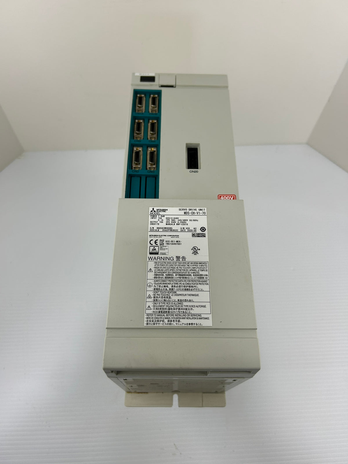 Mitsubishi MDS-CH-V1-70 Servo Drive Unit 7kW 456V 3 Phase CNC MDS-CH