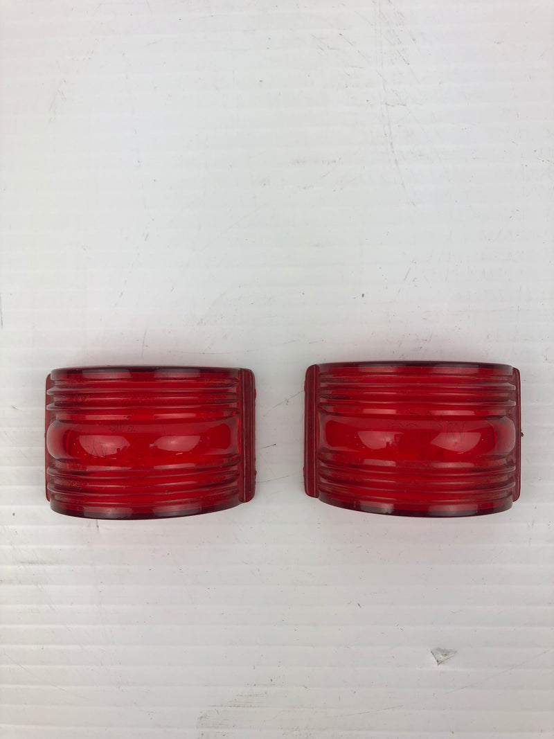 Do Ray 316 Red Clearance Lens Light Truck, Trailer, Motorhome Lot of 2