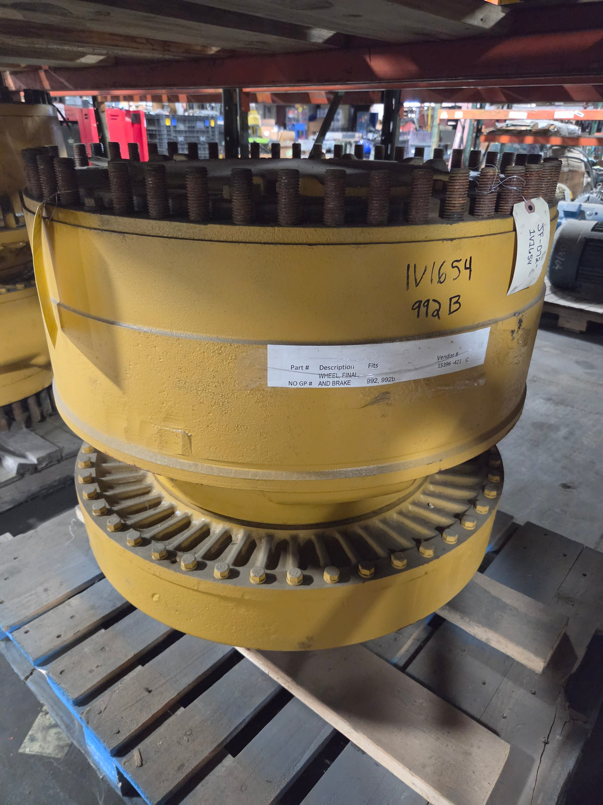 Caterpillar 1V-1654 Final Drive Wheel & Brake CAT 1V1654 - Fits Loader 992 992B