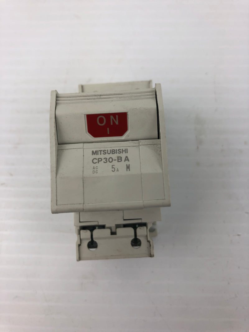 Mitsubishi Electric CP30-BA Circuit Protector 2 Pole 5A 220 VAC 2.5 kA 50/60 Hz