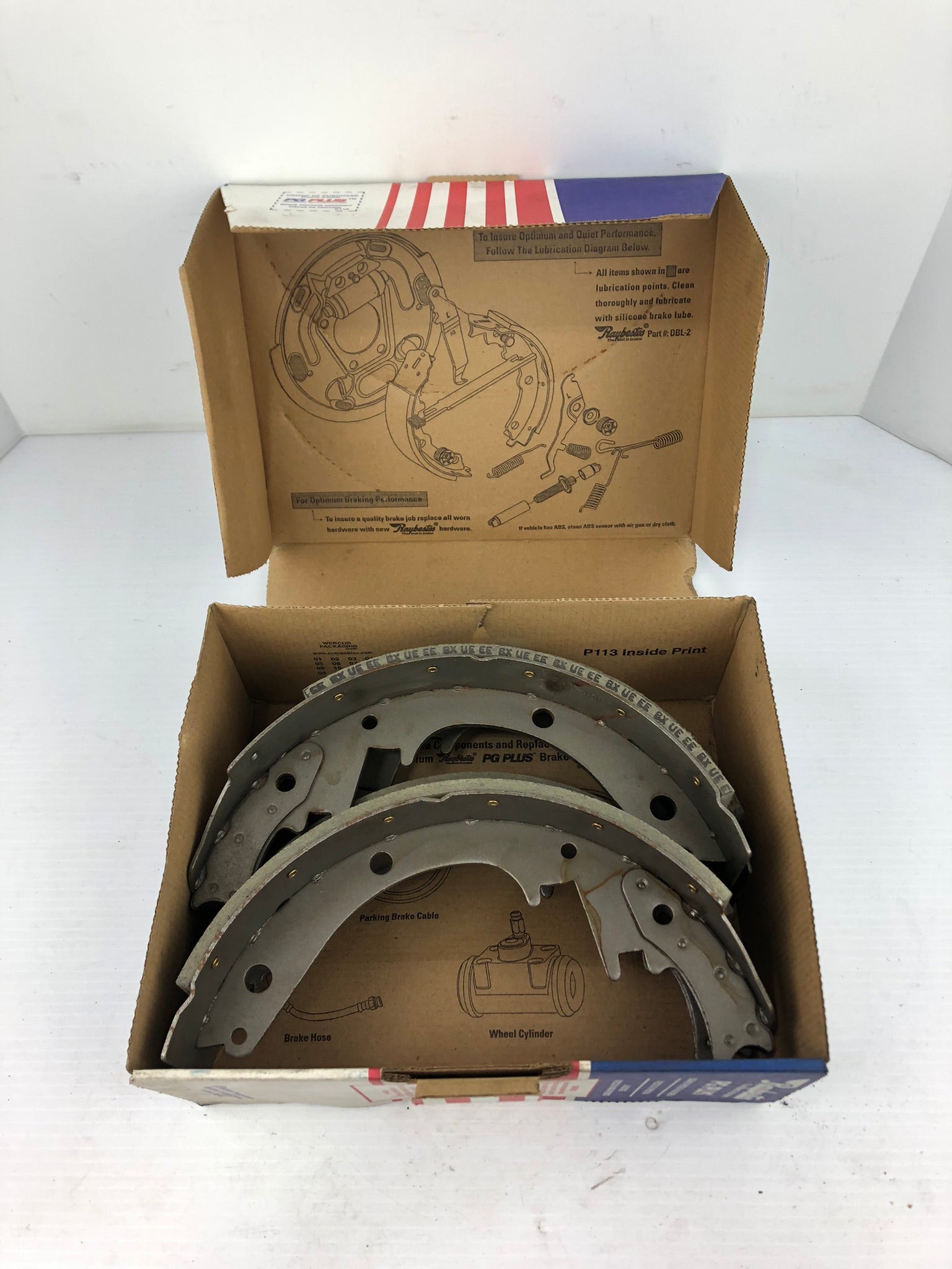 Raybestos 450PG Plus Relined Professional Grade Organic Drum Brake Shoe Rear