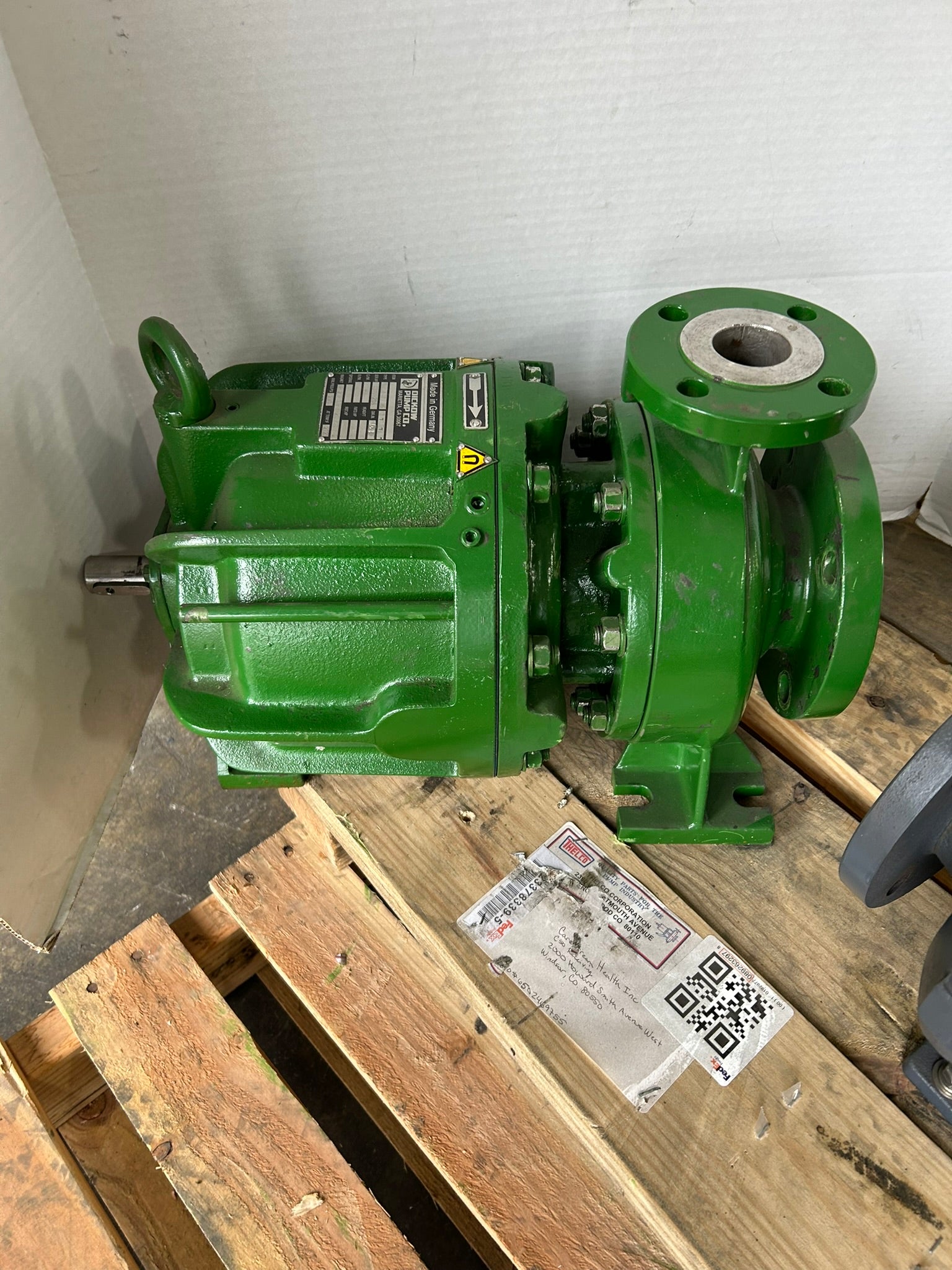 Dickow Pump Co. NMLh40/165 Pump 3"/1,5"/6,5" 290 PSI 6.1" Diameter