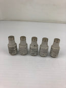 Lindner Vollschutz 597.0257 Ceramic Bottle Fuse 25A 500V (Lot of 5)