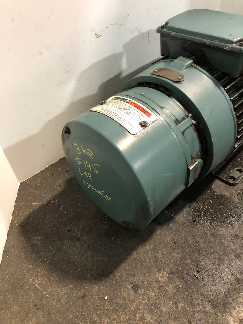 Reliance Electric P18A1701N S-2000 Motor 3 HP 1725 RPM 3PH