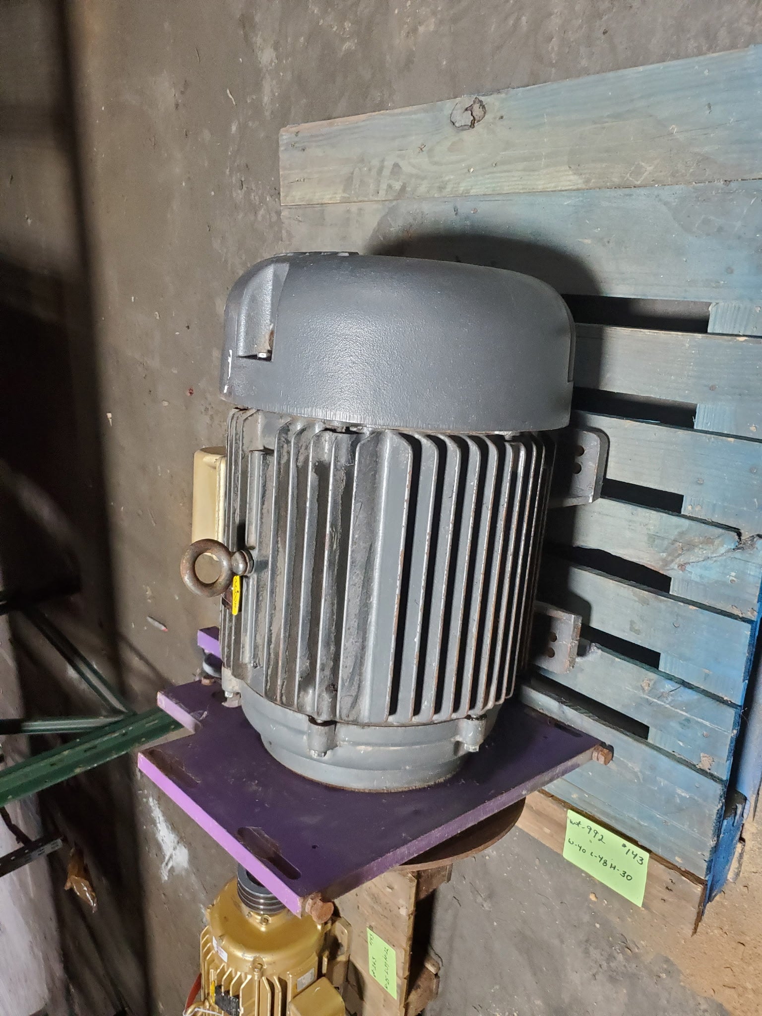 Baldor M4308T Industrial Electric Motor 40HP 230/460V 3PH TEFC 1185 RPM 364T
