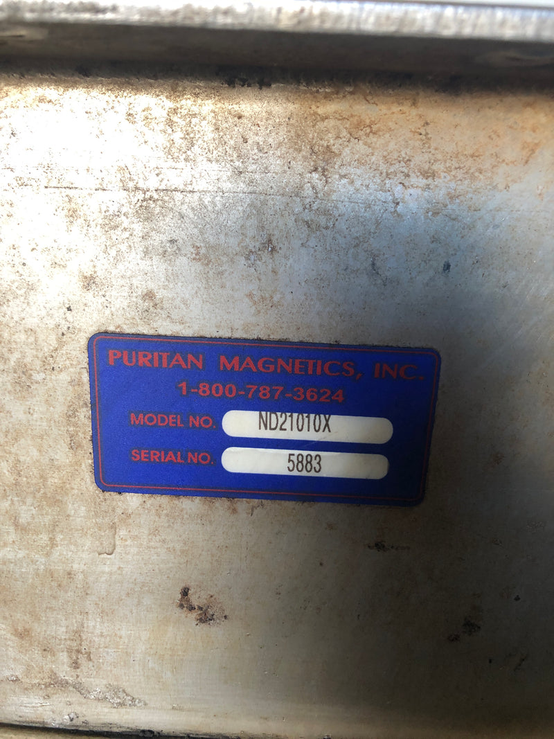 Puritan Magnetics ND21010X Magnetic Separator