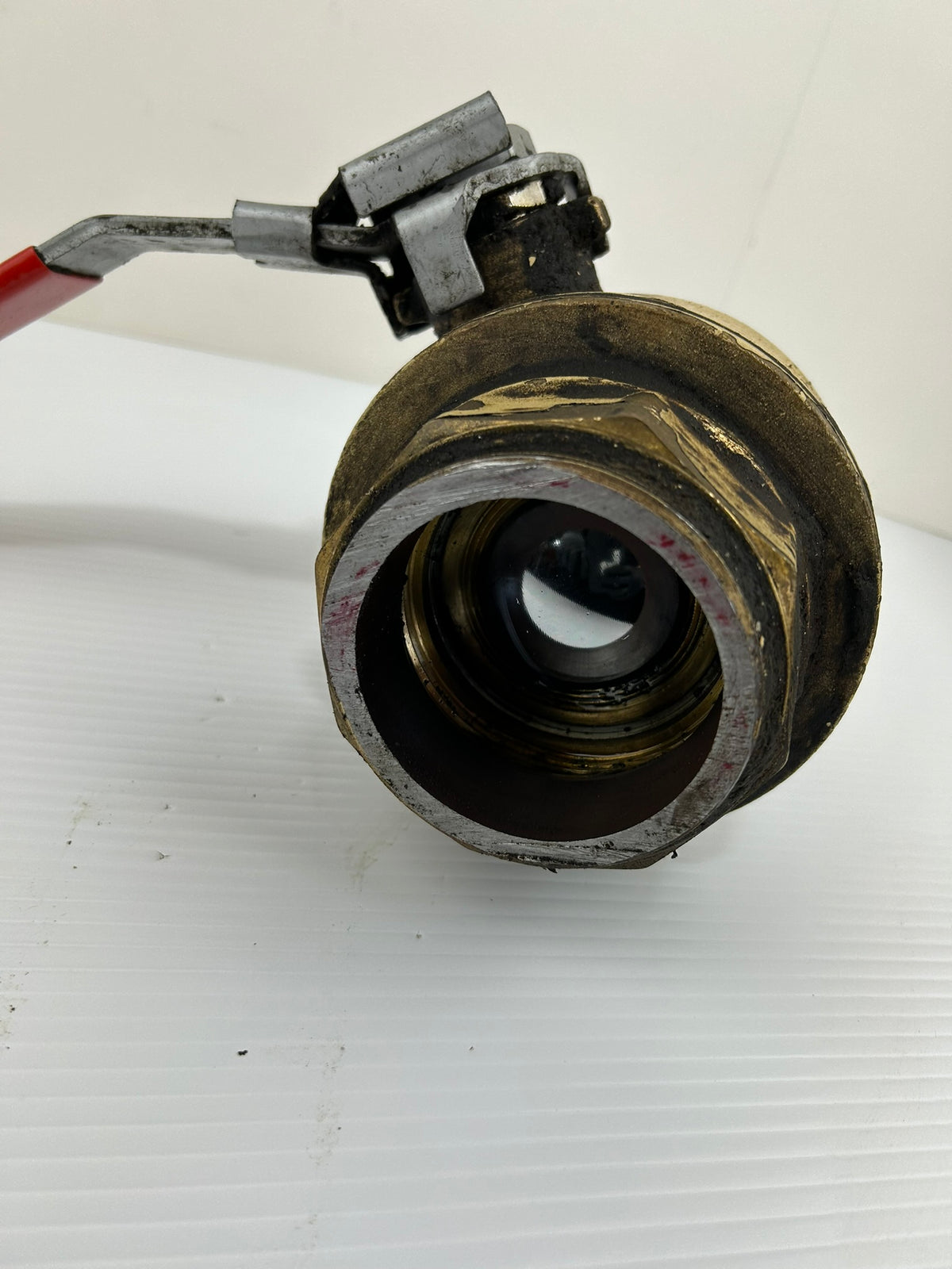 3" Brass Ball Valve 450CWP PN30 MS58 with Locking Handle