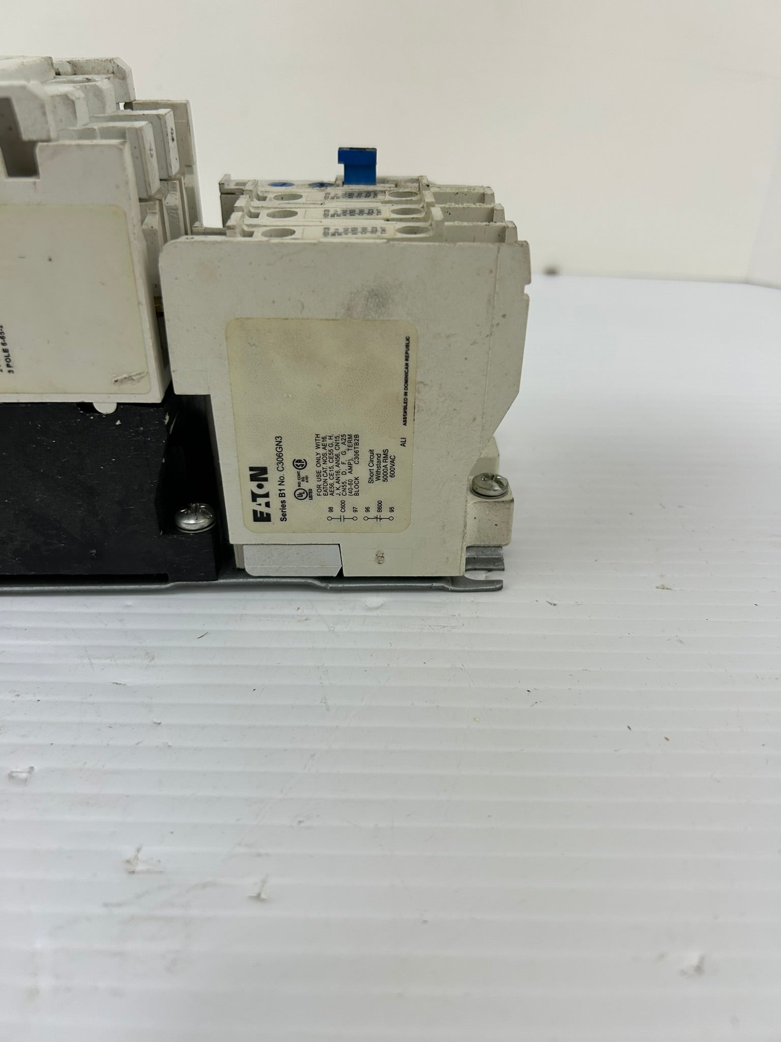 Eaton AN16DN0 Motor Starter Ser B1 & C320KGS1 Size 1 Contactor & C306GN3 Relay