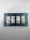 Leviton 000-84412-40 Blue Steel 4 Gang Wall Plate - Lot of 5