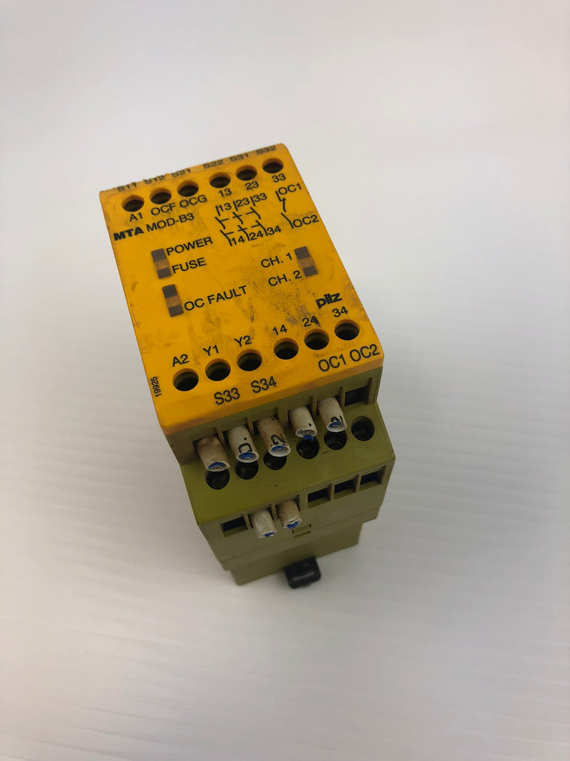 Pilz MTA MOD-B3 Safety Relay ID 774570101590 24VDC