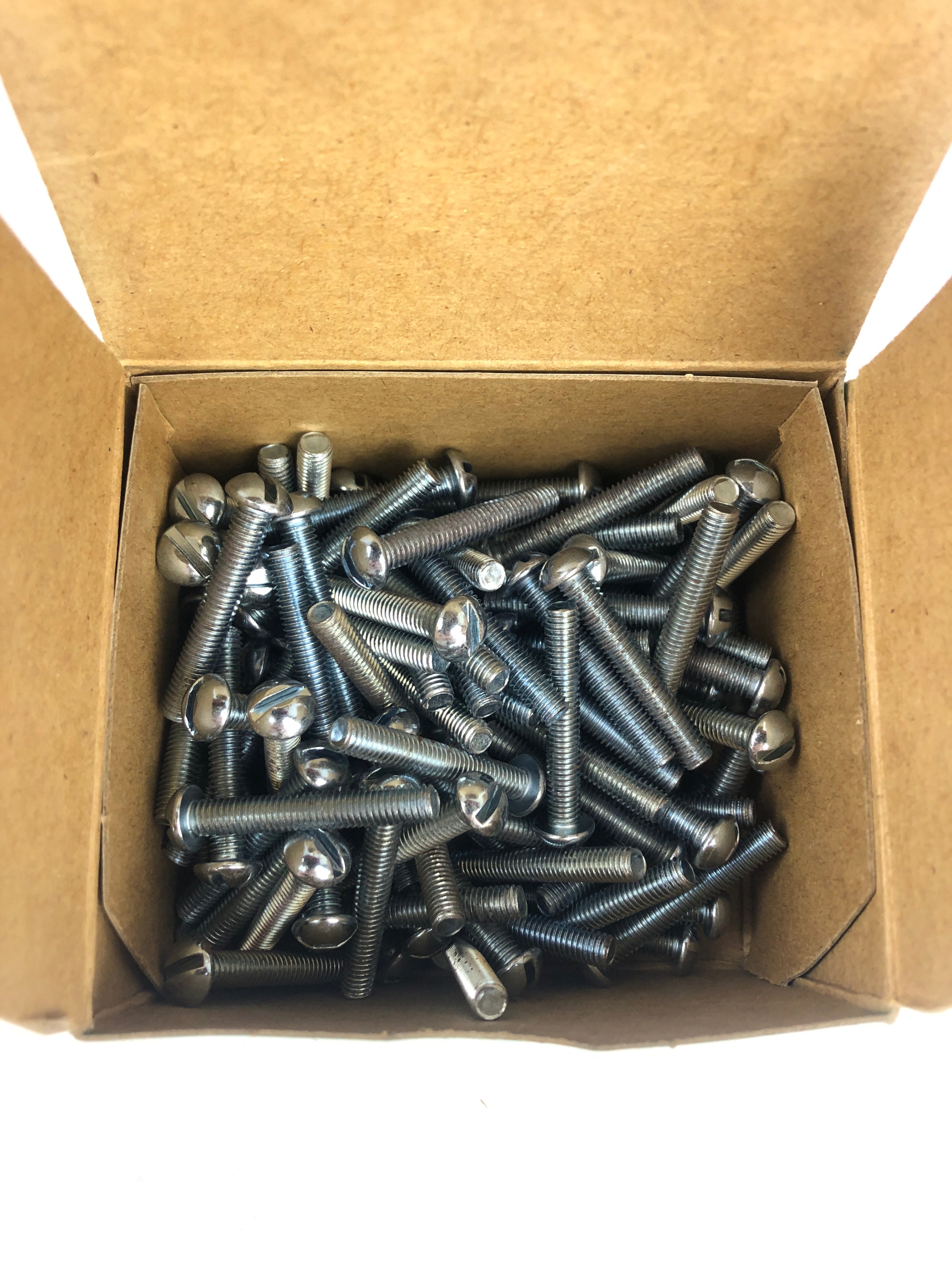 AU-VE-CO 2539 Slotted Round Head Machine Screw #10-32 x 1-1/4" - Lot of 100
