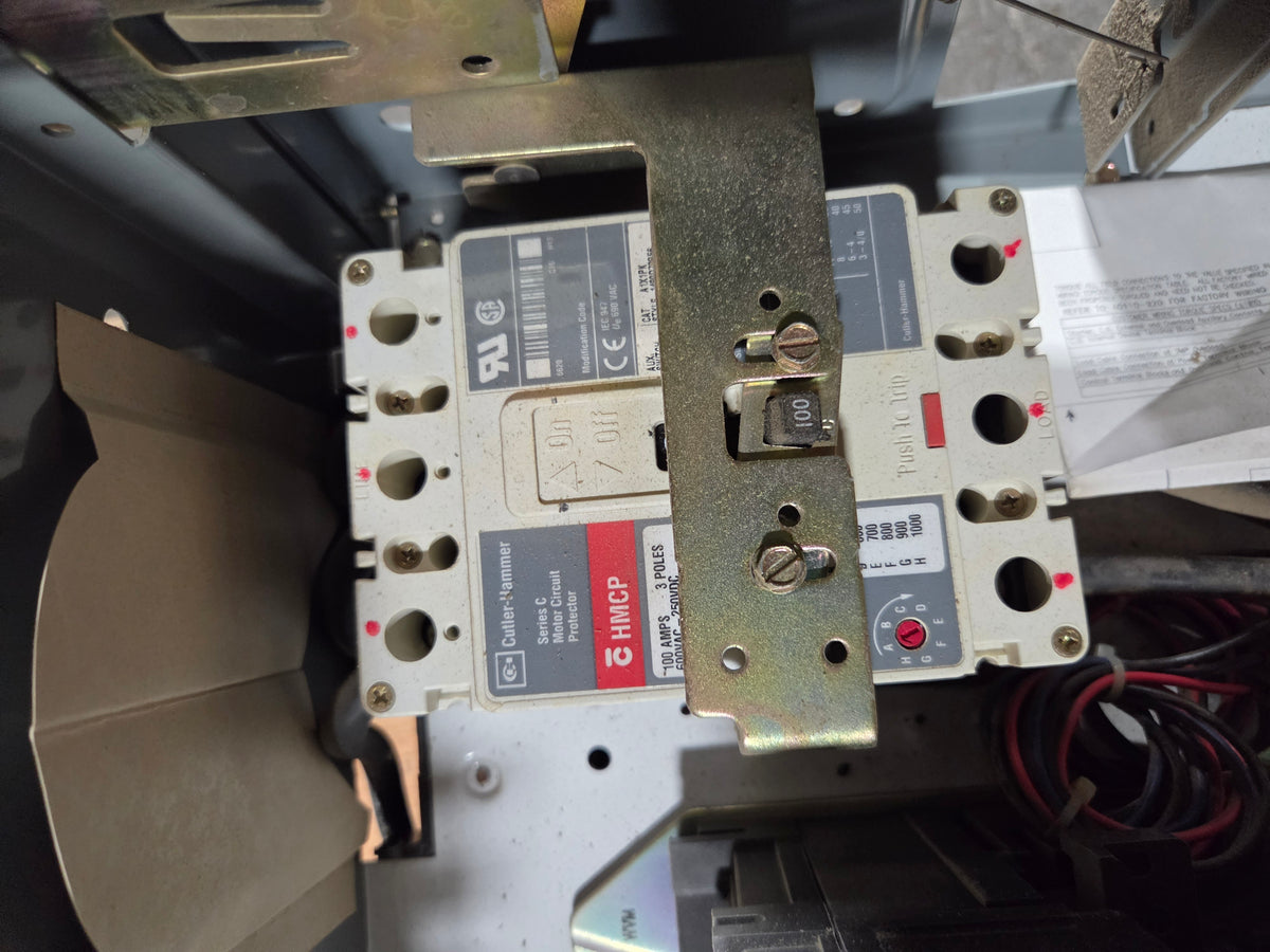 Allen-Bradley MCC Bucket 2113B 30HP 3PH 480V Size 3 FVNR 100A Breaker - No Door