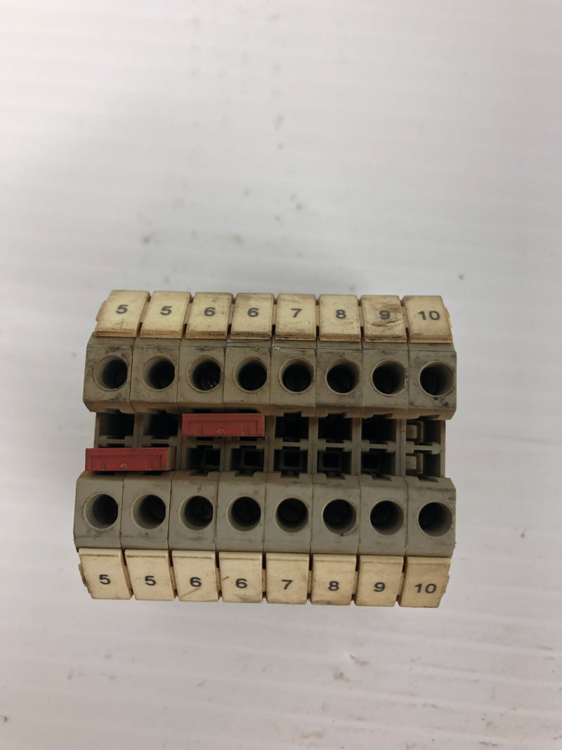 Phoenix Contact UT4 Terminal Block 600V 30A 8P - Lot of 24