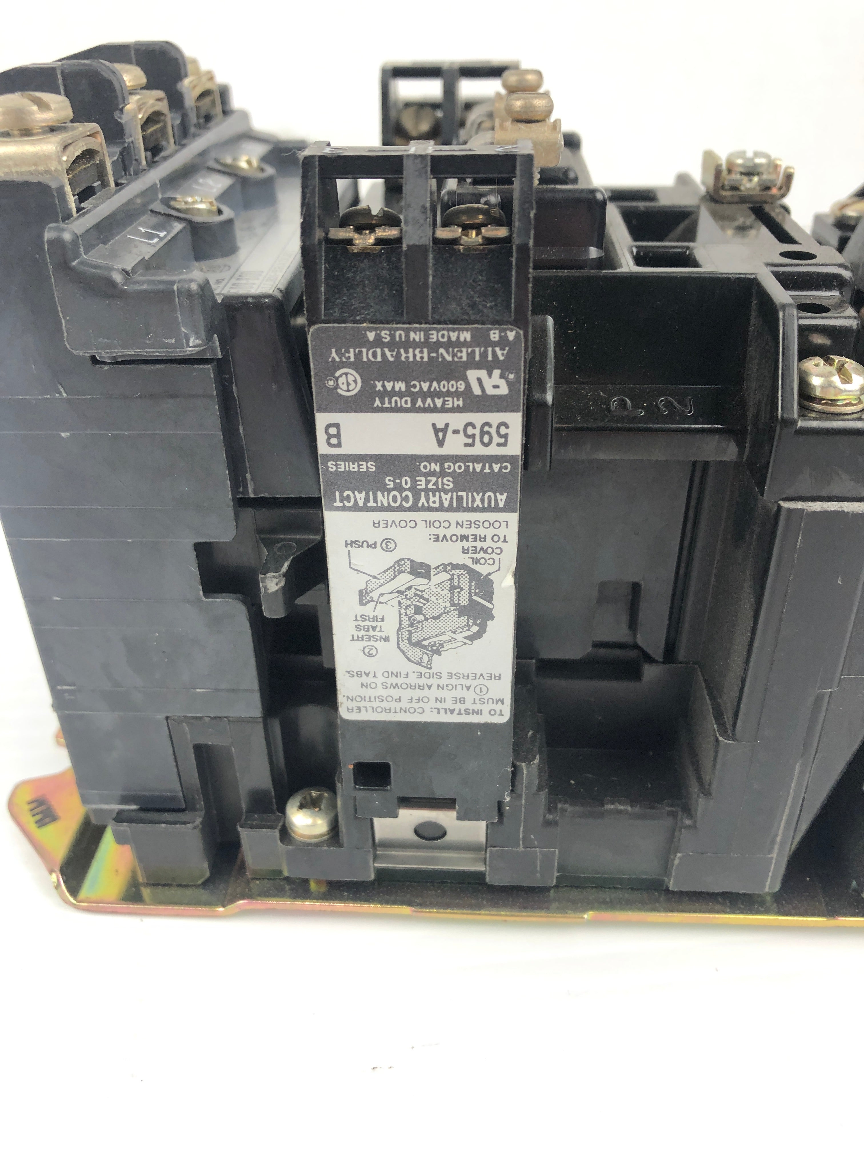 Allen-Bradley 509-B0D Motor Starter Contactor Size 1 Series B