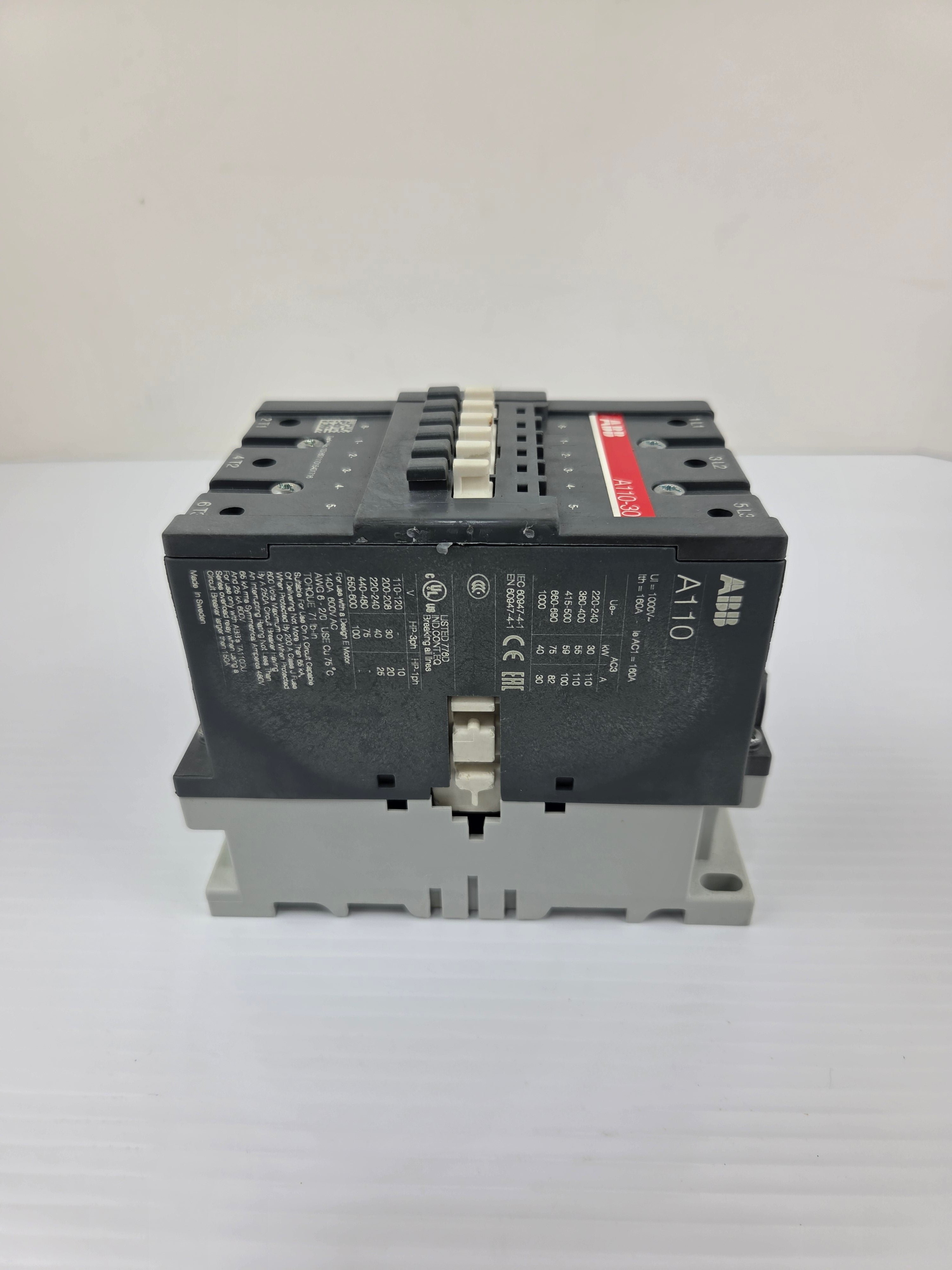ABB A110-30 Contactor AC IEC Magnetic 110/120V Coil CAL18-11 A110