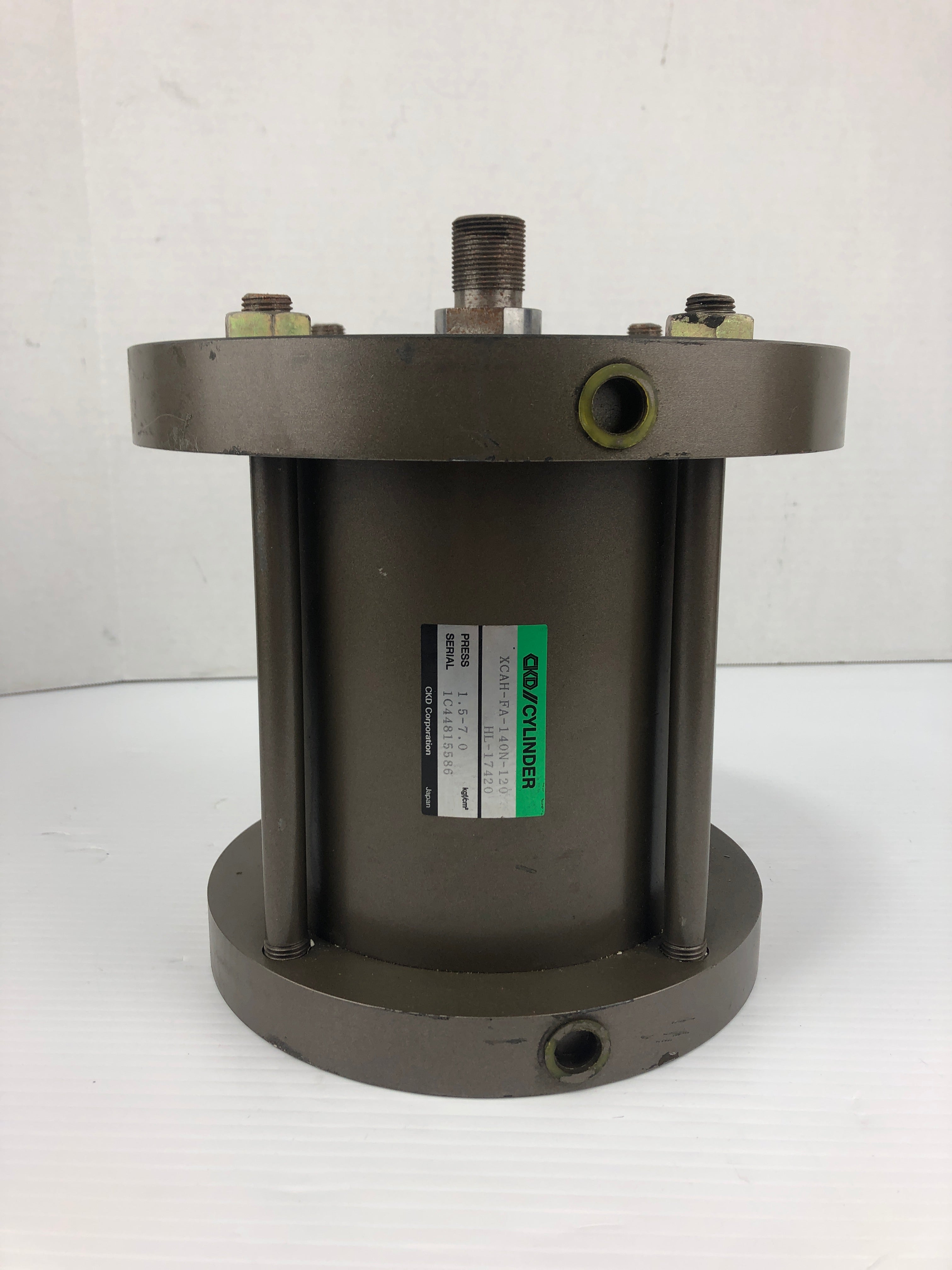 CKD XCAH-FA-140N-120 Cylinder 1.5-7.0 kgf/cm HL-17420