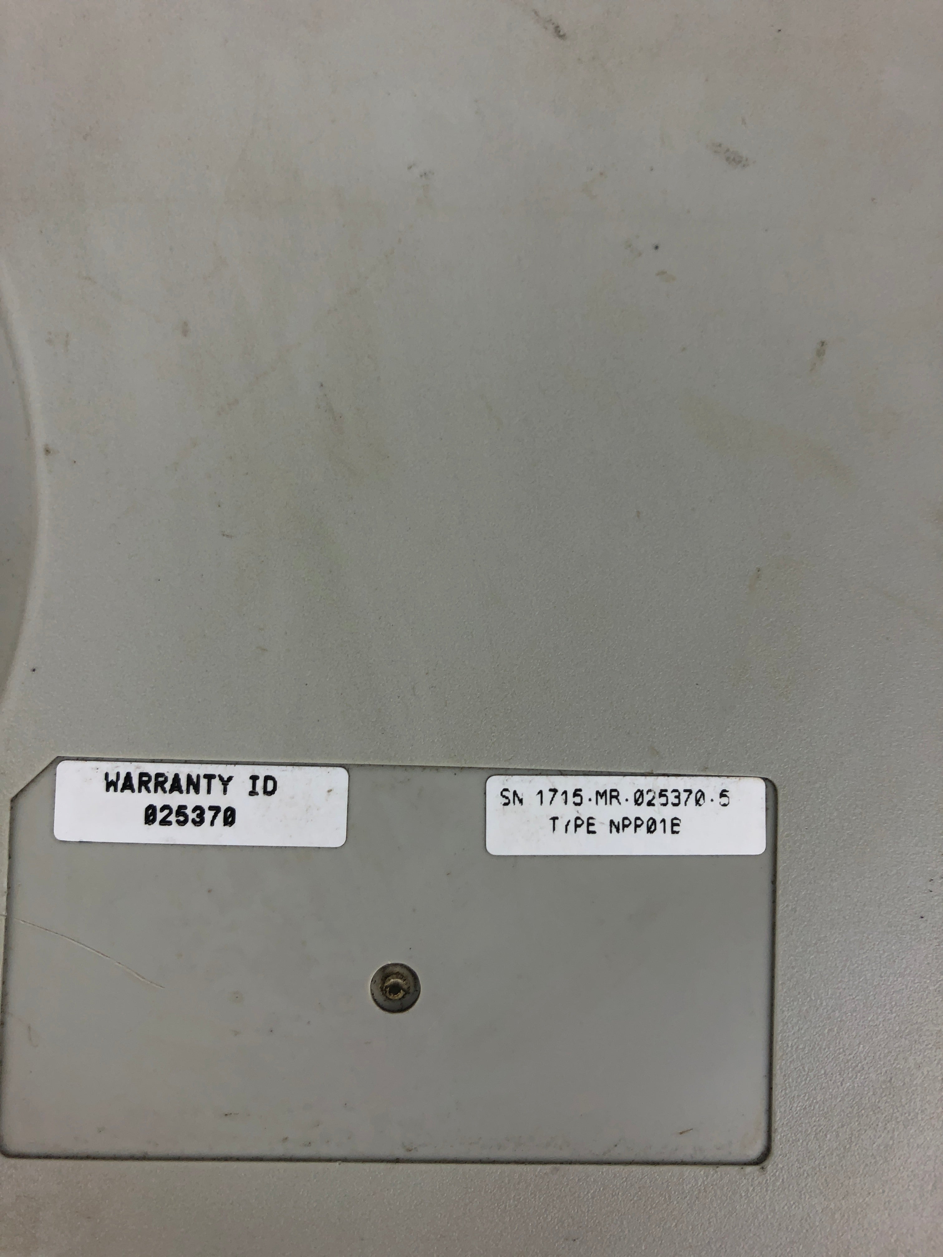 Yaskawa Electric Motoman NPP01B Teach Pendant 1715-MR-025370-5 with Cable