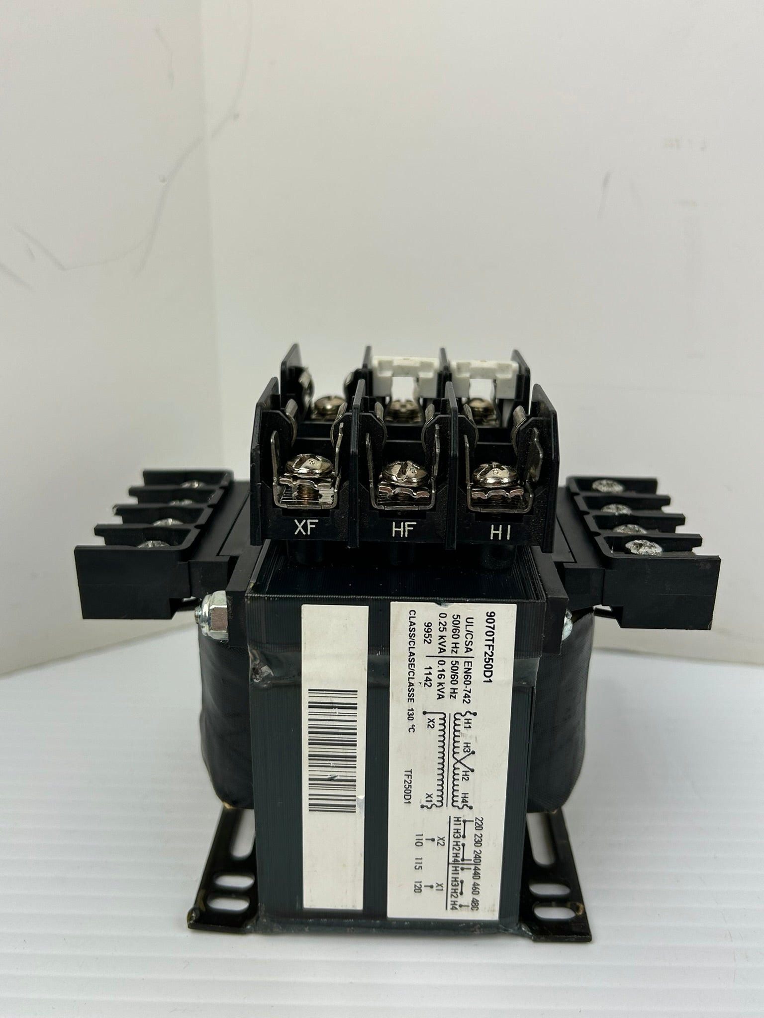 Square D 9070TF250D1 Transformer 0.25kVA with LR21455 Fuse Holder 600V 30A