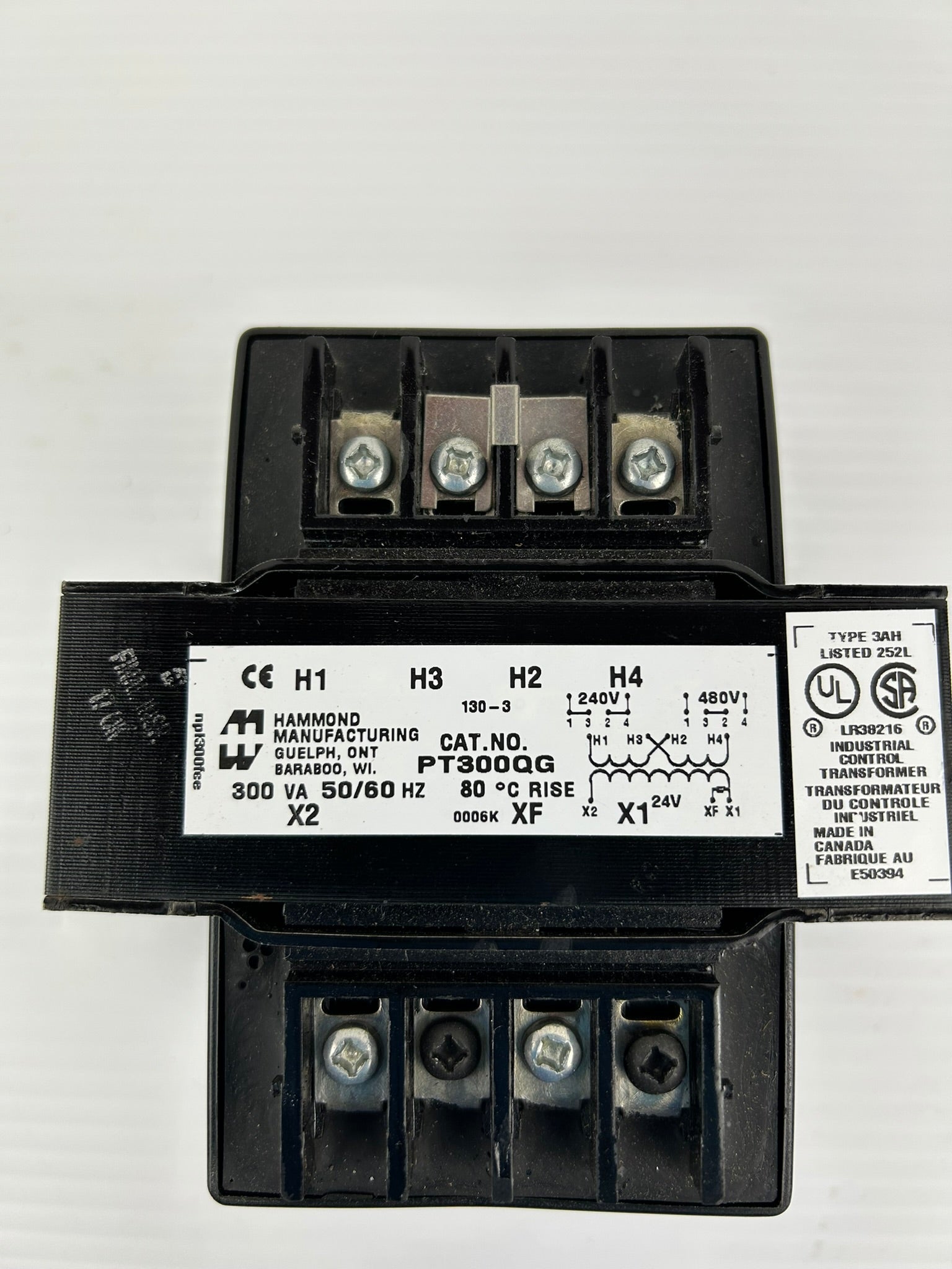 Hammond Manufacturing PT300QG Transformer 300VA 50/60Hz