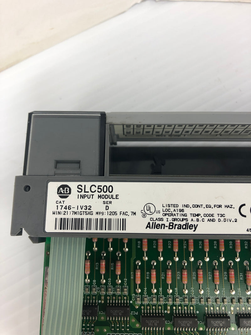 Allen-Bradley 1746-IV32 DC Source Input Module SLC 500 Ser. D 15-30VDC