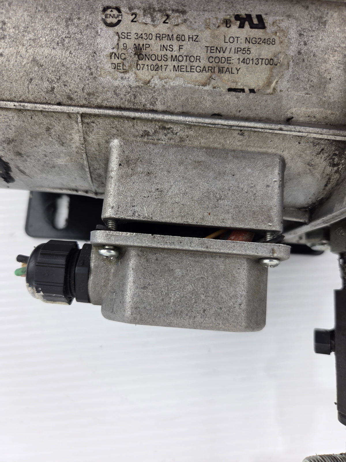Melegari T0710202 0.75kW 1HP 230/400V 3PH Motor with Industrial Pump 3450 RPM