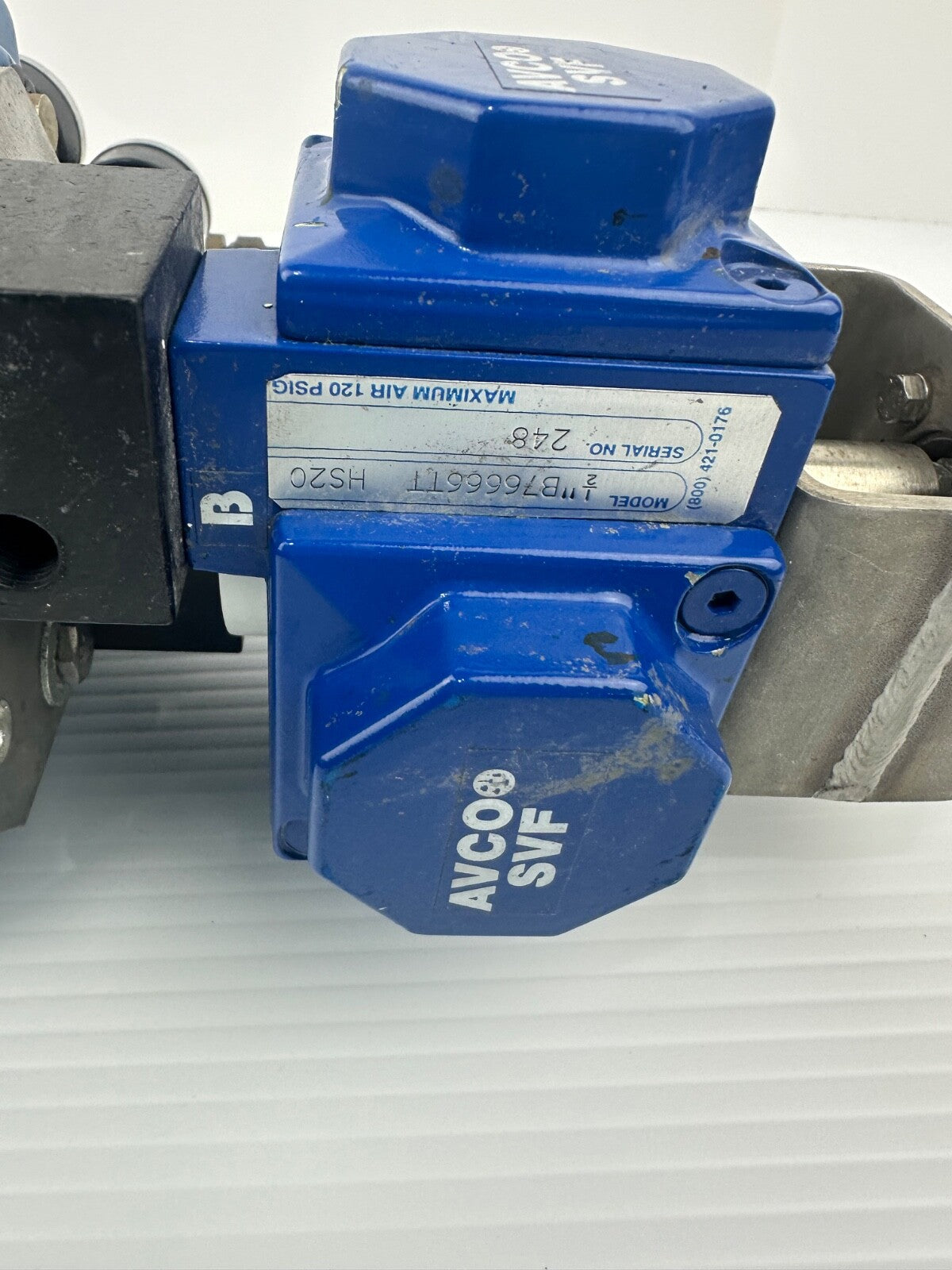 Compact H20 SR 2C Turn Actuator AVCO SVF Valve Positioner 1/2” B76666TT HS20