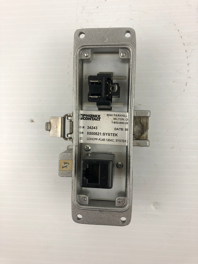 Systek Graceport Interface P-R2-H3R0-U306 Ethernet Panel Connector 34243