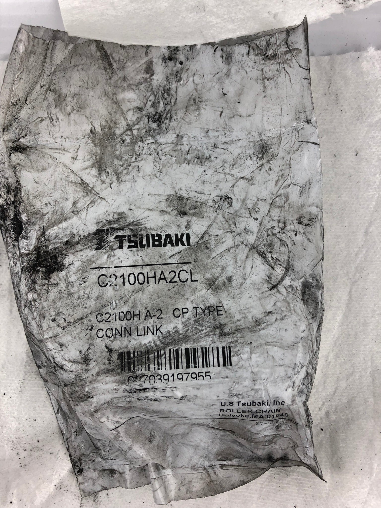 Tsubaki C2100HA2CL Connecting Roller Link Double Pitch C2100H CP Type - Lot of 8
